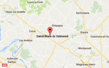 Eure : la voiture percute un poteau électrique, un blessé grave