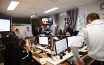 Police, gendarmerie, pompiers... la tournée du réveillon du président du Département de l'Eure