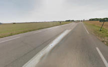 Un auto-stoppeur fauché par une voiture sur le bas-côté du CD613 à Écardenville-la-Campagne 