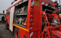 Barentin : violent incendie dans une ancienne filature, 50 pompiers à pied d'oeuvre
