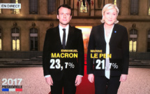 Election présidentielle : Emmanuel Macron et Marine Le Pen au second tour