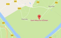 Saint-Maurice d'Ételan : la toiture de la maison en feu s'effondre sans faire de blessé 