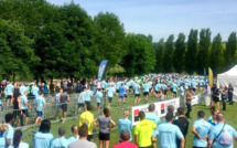 600 participants aux "foulées bleues" en hommage aux deux policiers assassinés à Magnanville (Yvelines) 