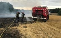Feux de récoltes : 6 hectares de foin et de chaume brûlés à Bailleul-Neuville et Gaillefontaine 