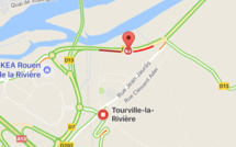 Un motard blessé grièvement dans une perte de contrôle cet après-midi à Tourville-la-Rivière 