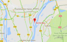 Yvelines : une voiture volée à Paris repêchée dans la Seine a Andrésy 