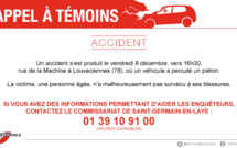 Accident mortel à Louveciennes : la police des Yvelines lance un appel à témoin 