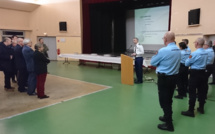 Échange de vœux entre les gendarmes de la compagnie de Rouen et les élus locaux