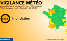 Inondations : L’Eure, l’Orne et le Calvados restent en vigilance orange 