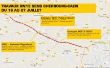Remise en état de la chaussée sur la RN 13 dans le Calvados : ce qu'il faut savoir des perturbations