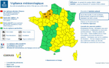 La Seine-Maritime, l'Eure, le Calvados et l'Orne sont en vigilance orange « pluie-inondation »