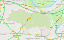 Un motard blessé aux jambes dans une collision avec un véhicule en forêt de la Londe 