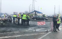 Gilets jaunes: une femme enceinte frappée par des inconnus sur le rond-point des Vaches, près de Rouen