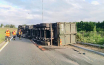 Yvelines : un accident de poids lourd perturbe fortement la D113 à Poissy 