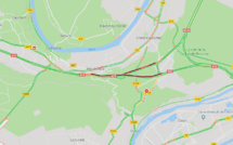Voiture en feu sur l'A13 entre Rouen et Bourgtheroulde : l'autoroute est coupée vers Caen
