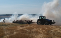 Seine-Maritime : 1 hectare de chaume détruit par le feu à Ferrières-en-Bray