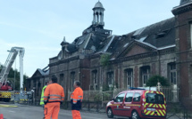 Rouen : l’ancien centre de formation d’apprentis (CFA) en partie détruit par un incendie