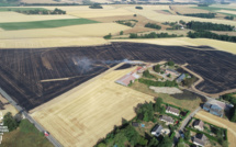Deux incendies importants dans l’Eure : 260 ha de chaume et de cultures sont  la proie des flammes 