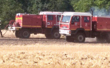 Huit feux toujours actifs ce matin dans l'Eure où 1 500 ha de culture ont été détruits hier  