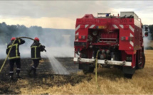 Eure : 2 ha de chaume détruits par le feu et dix maisons évacuées à Guichainville 