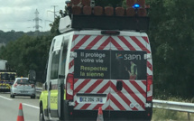 Sur l'A29 en Seine-Maritime : un camping-car en équilibre sur un muret et son conducteur incarcéré