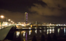 A Rouen, la Tour des Archives affiche le 36 37 pour le Téléthon   