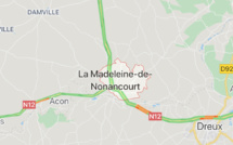 Eure : trois blessés dans un accident entre trois poids lourds à La Madeleine-de-Nonancourt