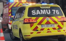 Rouen : sa chute dans le vide est amortie par une bâche tendue par les pompiers 