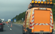 Seine-Maritime : la remorque du camion s'enflamme, l'A29 coupée dans les deux sens cet après-midi