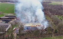 Important incendie dans une ferme de Mont-Cauvaire, en Seine-Maritime : 73 sapeurs-pompiers engagés