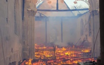 L'église de Romilly-la-Puthenaye, dans l'Eure, ravagée par un incendie ce matin