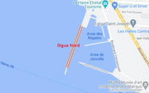 Des rafales de vent attendues ce week-end : la ville du Havre ferme la digue Nord 