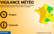 La Normandie placée en vigilance orange pour un risque d'orages et en jaune pluie-inondation
