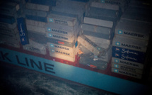 Le porte-conteneurs Maersk Salina est arrivé au Havre où sa cargaison va être vérifiée