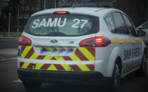Dans l'Eure, une voiture percute un poteau téléphonique à Mesnils-sur-Iton : un blessé en urgence absolue