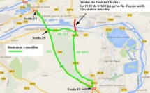 Accident de poids lourd : Le viaduc de Pont-de-l'Arche fermé mercredi 11 décembre
