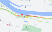 Accident mortel de la circulation sur l’A13 au niveau du viaduc de Guerville, dans les Yvelines 