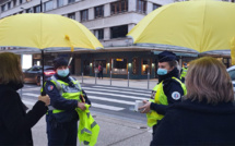 Sécurité routière. A Rouen, la police sensibilise les usagers à leur visibilité en ville   