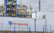 Le ministre de l’Économie en visite sur le site d’Air Liquide, près du Havre, ce mardi 8 mars 