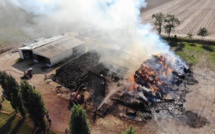 Seine-Maritime. Des taurillons périssent dans l'incendie d'un bâtiment agricole à Saint-Jouin-Bruvenal