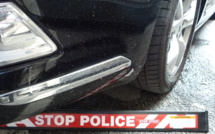 Rouen : la Fiat 500 des fuyards est stoppée par la herse à clous des policiers