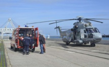 Victime d'un malaise, un marin-pêcheur dieppois évacué par hélicoptère vers l'hôpital de Cherbourg