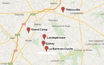 Cinq résidences principales cambriolées le même soir autour de Bernay