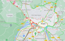 #InfoRoute. Le pont Flaubert et l'autoroute A150 fermés ce matin après un accident près de Rouen 