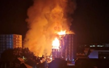 Rouen. Deux immeubles « verre et acier » en feu s’effondrent sans faire de victime 