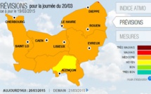 Pollution de l'air : ça continue ce vendredi en Haute-Normandie