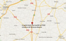 Accident de poids-lourd : l'A10 coupée et déviée en direction de Paris au sud-est de Chartres