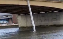 Grue encastrée dans le parapet : le pont Guillaume-le-Conquérant à Rouen fermé jusqu’à nouvel ordre 