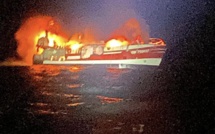 Un navire en feu au large du Tréport : deux marins blessés, les quatre autres indemnes 