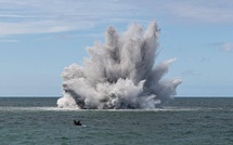 Dieppe : une mine allemande de la Seconde Guerre mondiale neutralisée en mer